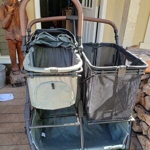Double Stroller By Strolee Pet/shopping Cart